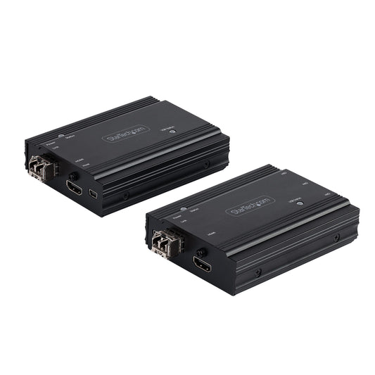 StarTech 4K HDMI & USB KVM Extender over Fiber, 984ft Range, 10G MMF SFP+