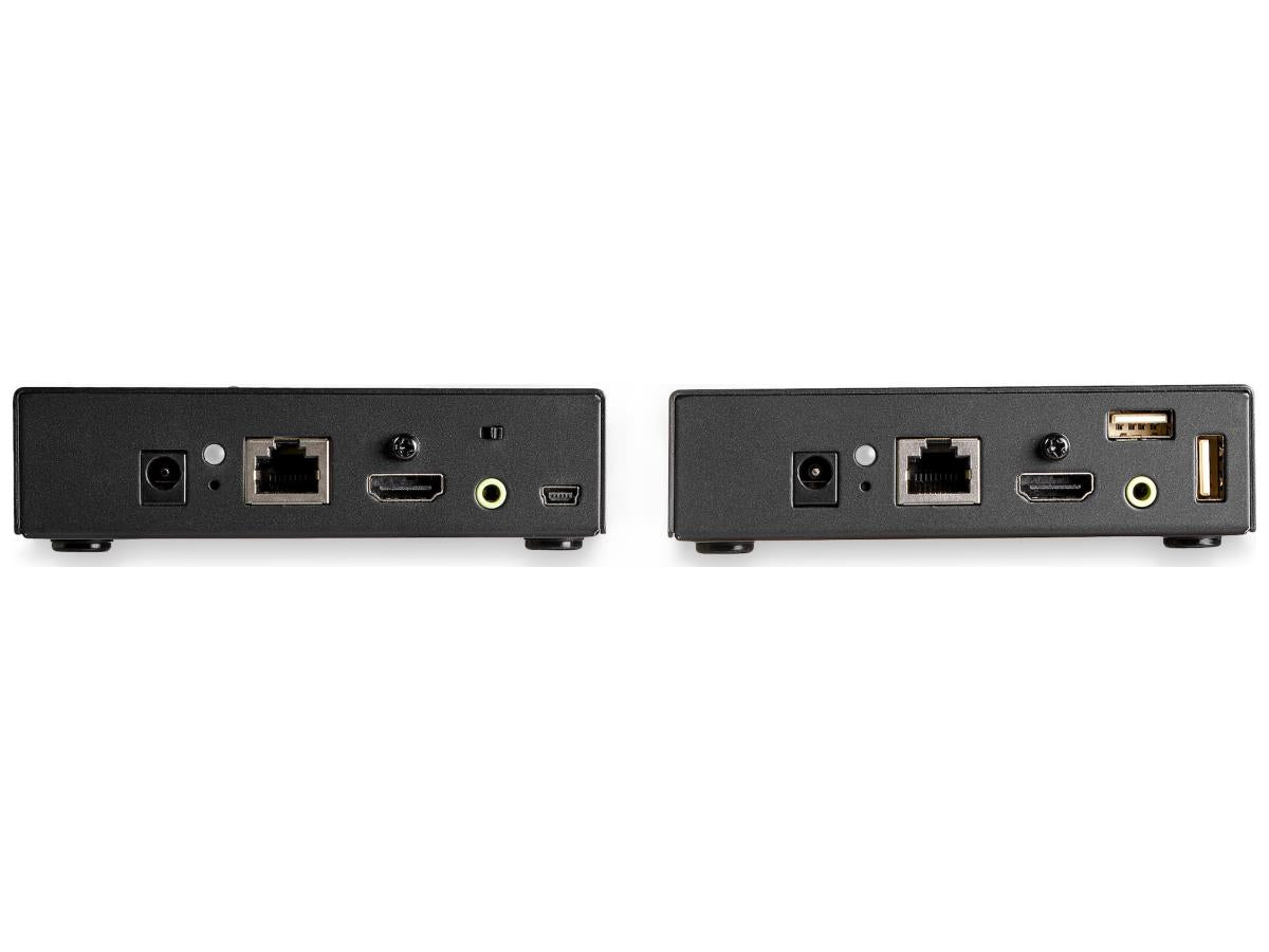 The StarTech SV565HDIP HDMI KVM Extender over IP kit enables powerful remote workstation control up to 100 meters via Cat5e/6. With support for 4K UHD 30Hz video, USB 2.0 HID peripherals, and EDID passthrough, it's ideal for large displays, video walls, or centralized console management. A TAA-compliant device, it offers seamless integration into professional environments.