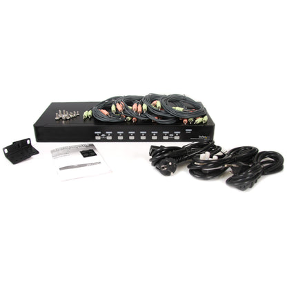 StarTech 8-Port USB VGA KVM Switch with Audio, SV831DUSBAU