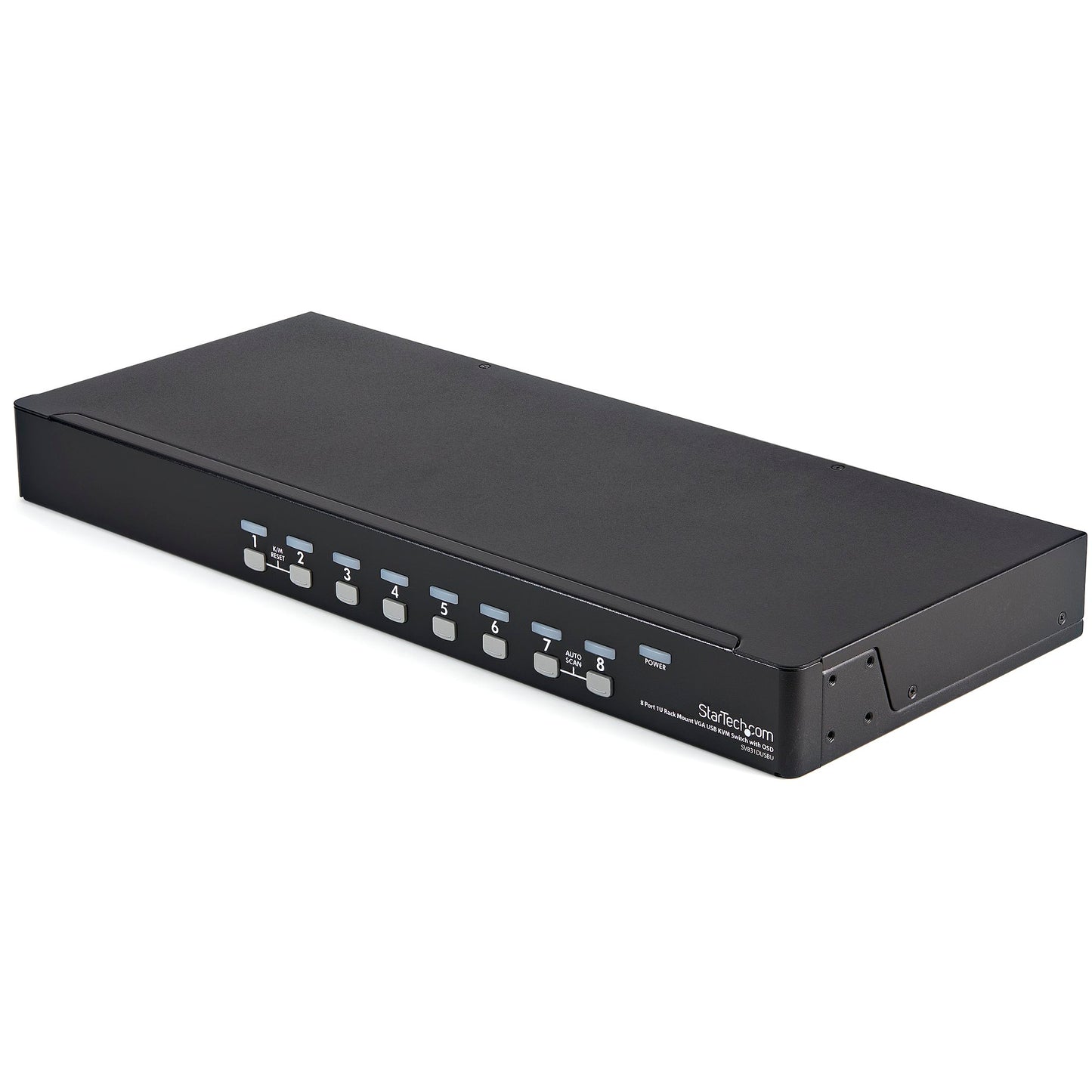 StarTech 8-Port 1U Rackmount USB VGA KVM Switch SV831DUSBU