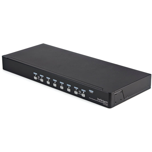 StarTech 8-Port 1U Rack Mount USB KVM Switch Kit - SV831DUSBUK