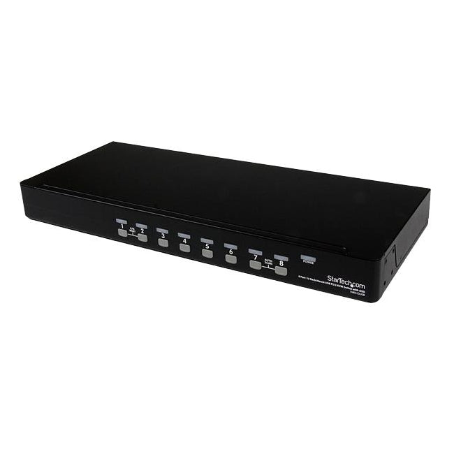 StarTech 8-Port 1U Rackmount USB VGA KVM Switch SV831DUSBU