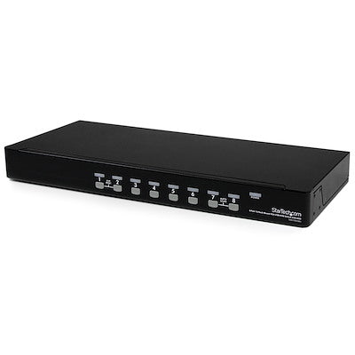 StarTech 8-Port 1U Rackmount USB VGA KVM Switch SV831DUSBU