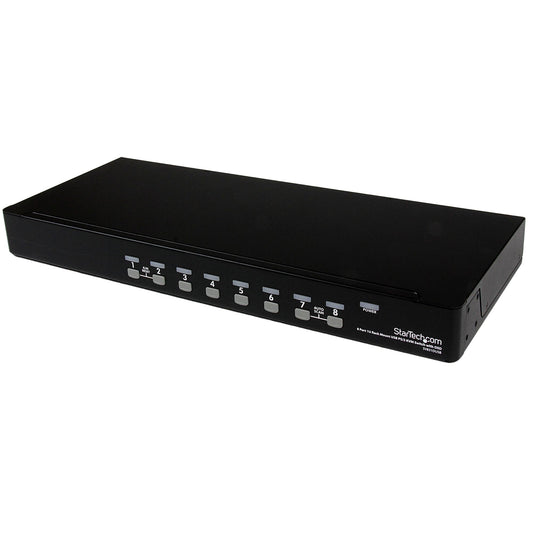 STARTECH SV831DUSB 8-Port 1U Rackmount USB/PS/2 KVM Switch