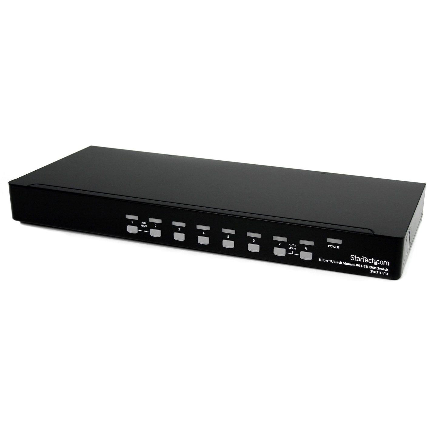 StarTech 8-Port 1U Rackmount DVI USB KVM Switch SV831DVIU