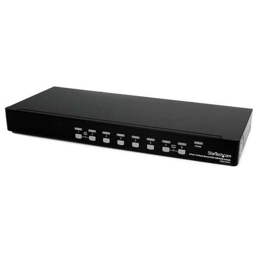 StarTech 8-Port 1U Rackmount DVI USB KVM Switch SV831DVIU