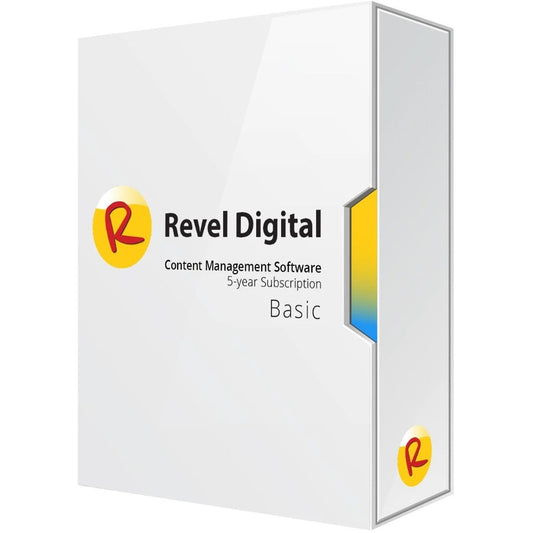 Clé de licence ViewSonic Revel Digital CMS Basic 5 ans (1 appareil)