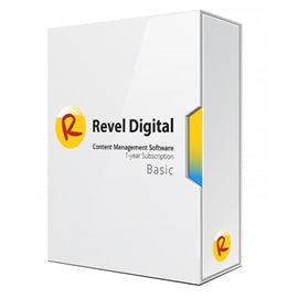 Clé de licence ViewSonic Revel Digital CMS Basic 12 mois pour un appareil