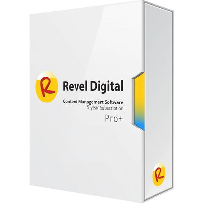 Clé de licence ViewSonic Revel Digital CMS Pro (12 mois, 1 appareil)