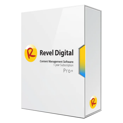 Licence ViewSonic Revel Digital CMS Pro+ d'un an pour un appareil