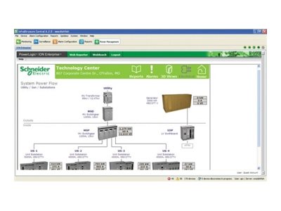Clé de licence pour infrastructure à 25 nœuds APC Data Center Expert