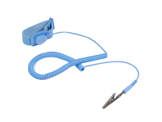 This durable ESD anti-static wrist strap from StarTech is essential for safely handling sensitive electronic components. Designed to discharge electrostatic buildup, it helps prevent damage to valuable computer hardware. The band is lightweight, comes in blue, and includes a lifetime warranty for long-term reliability.