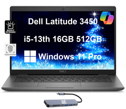 Dell Latitude 3450, Intel Core i5-1335U, 16 Go de RAM, SSD 256 Go, écran Full HD 14"