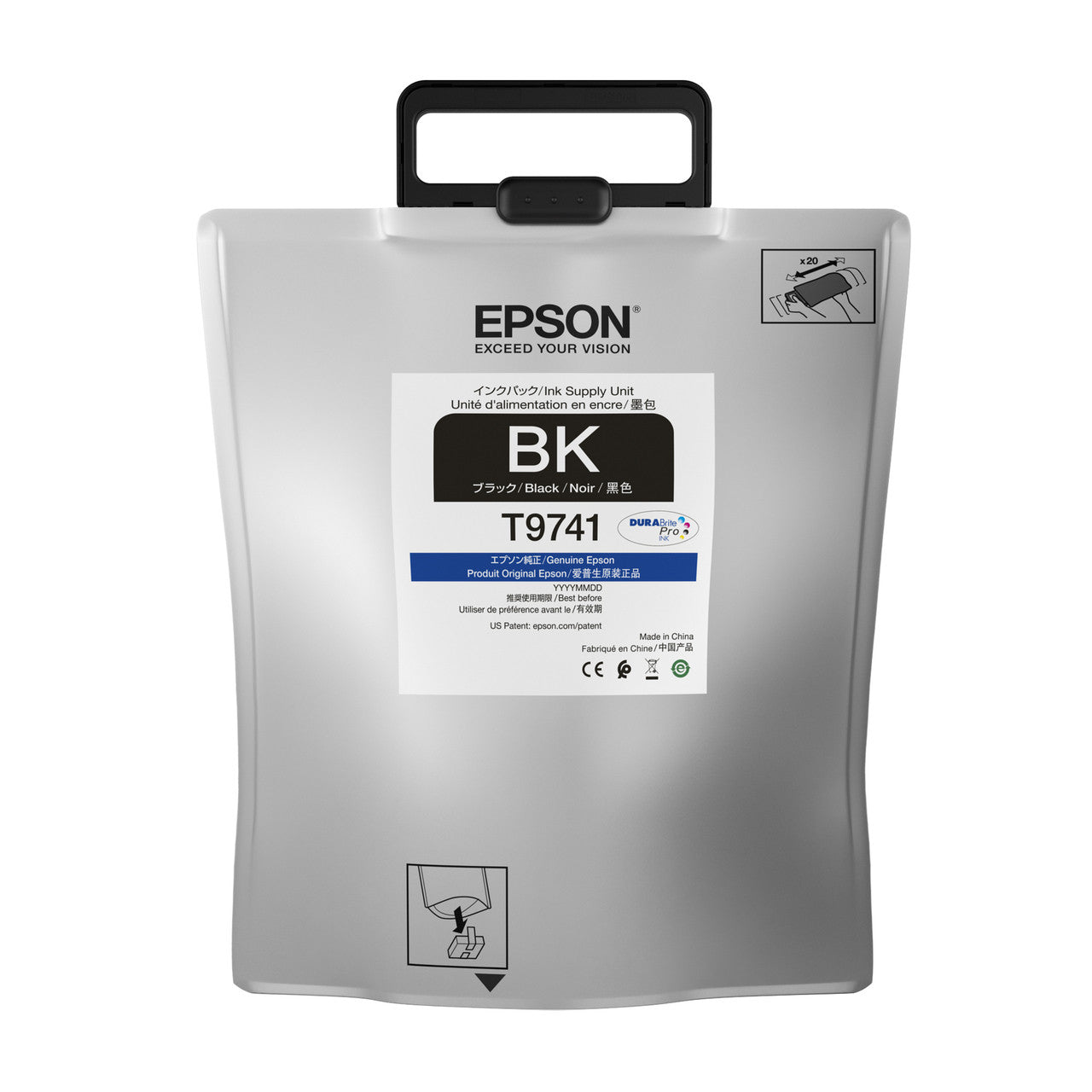 EPSON T974 DURABRITE PRO Yellow Ink Supply Unit, High Capacity
