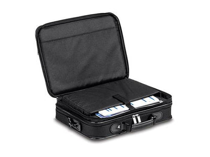 The TRENDnet TA-NC1 Notebook Carry Case offers a simple and effective solution for transporting laptops securely. Designed with commuter convenience in mind, it features a slip-on luggage strap ideal for travel. With TAA compliance and a reliable build from Taiwan, it's perfect for business users or federal agencies seeking quality and compliance.