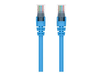 Câble de raccordement Belkin CAT5E RJ45 M/M UTP 30 cm, bleu