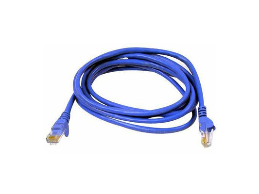The Belkin Cat5e UTP patch cable offers a reliable and cost-effective networking solution, ideal for short-distance setups. This 3-foot, snagless cable features RJ45 male-to-male connectors, unshielded twisted pair (UTP) design, and meets TAA compliance for government and enterprise-grade use.