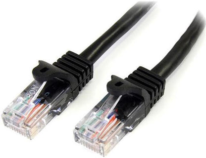 Belkin TAA791-05-BLK-S Cat5e Patch Cable, RJ45 M/M, 5ft, Black