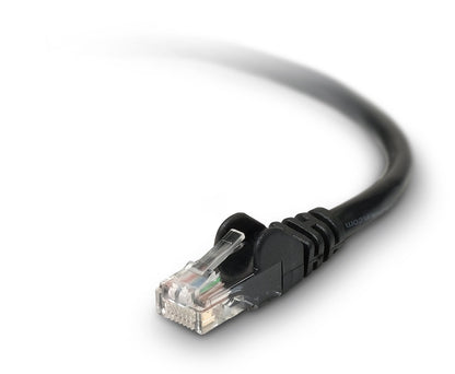 Belkin TAA980-03-BLK-S CAT6 UTP Patch Cable, 3ft, Black, TAA Compliant