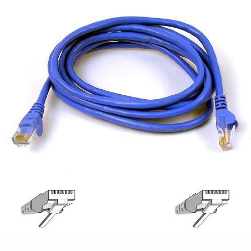Belkin TAA980-03-BLU-S Cat6 UTP Patch Cable, 3ft, RJ-45M/M, Blue