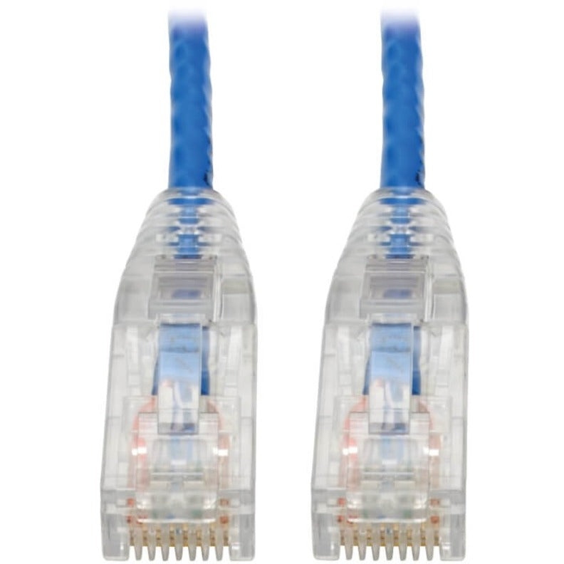 Câble de raccordement Belkin CAT6 UTP 2,1 m RJ45 M/M anti-accroc bleu, conforme TAA
