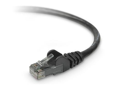 The Belkin TAA980-14-BLK-S is a 14-foot Category 6 UTP patch cable designed with snagless RJ45 male connectors on both ends. Built for professional network environments, this TAA-compliant cable ensures reliable high-speed Ethernet connections while supporting government and enterprise security standards.