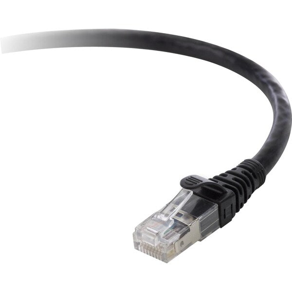Belkin TAA980-14-BLK-S Cat6 Snagless UTP Patch Cable, 14ft, Black