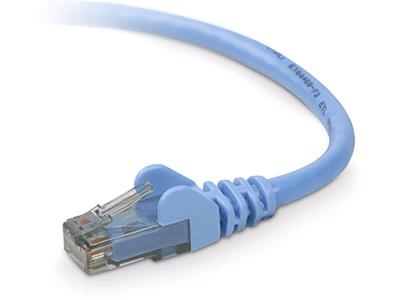 The Belkin TAA980-14-BLU-S is a high-performance 14-foot Cat6 patch cable designed for fast, reliable data transmission in professional networks. Featuring RJ45 male connectors on both ends and unshielded twisted pair (UTP) technology, it offers efficient Gigabit Ethernet connectivity. Its snagless design and TAA compliance make it ideal for secure government and enterprise applications.