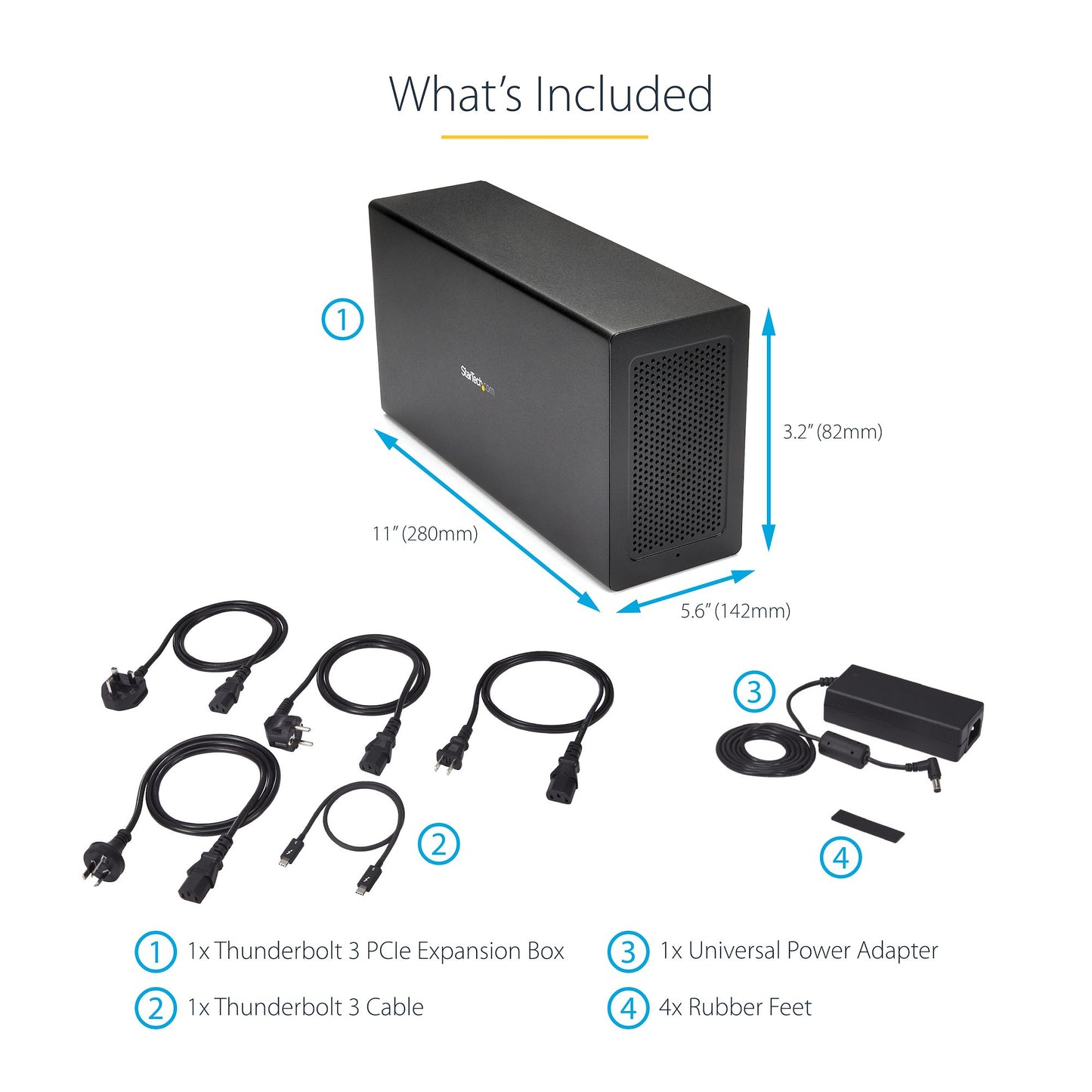 StarTech TB31PCIEX16 Thunderbolt 3 PCIe Expansion Chassis