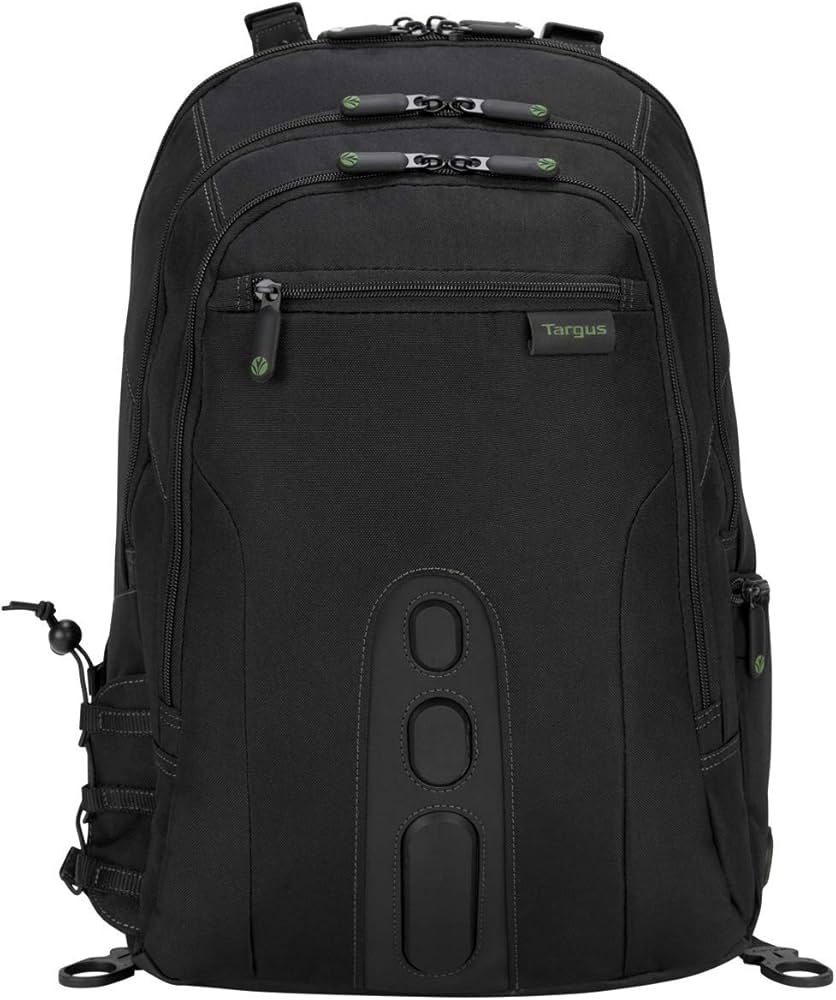 Sac à dos Targus Spruce EcoSmart pour ordinateur portable 15,6 pouces, noir/vert