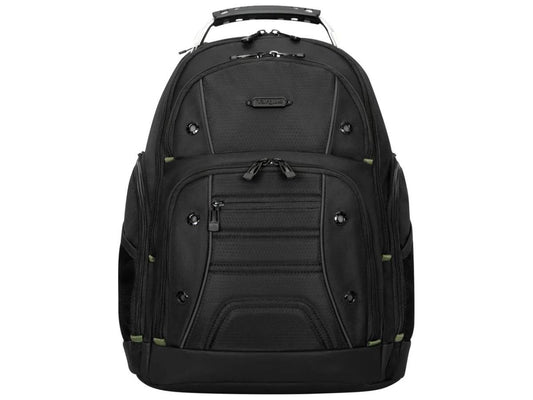 The TARGUS 15-16 Inch Drifter Essentials Backpack in black is designed for professionals needing reliable, TAA-compliant protection for their laptops. Built for convenience and portability, it's a practical choice for everyday commuting or business travel, offering storage for devices up to 16 inches.
