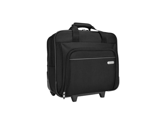 Targus 16inch Rolling Laptop Case offers practical and mobile protection for professionals on the go. Designed to accommodate laptops up to 16 inches, it features a spacious main compartment and a durable rolling design for easy transport. Ideal for business travel or commuting.
