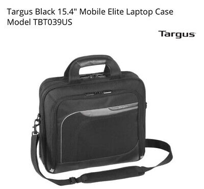 Sacoche pour ordinateur portable Targus Zip-Thru Mobile Elite 15,4 pouces, noir/gris