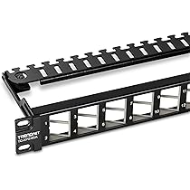TRENDnet TC-KP24SA 24-Port Angled Keystone Shielded Patch Panel