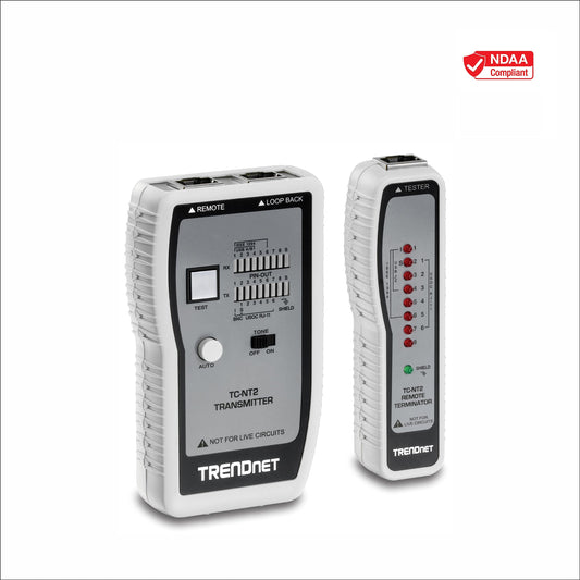 Testeur de câbles réseau TRENDnet TC-NT2 (TP et coaxial)