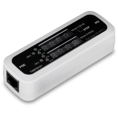 TRENDnet TC-NTP1 Inline PoE Tester, Gigabit Ethernet, TAA Compliant