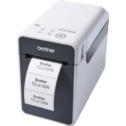 Brother TD-2130N 2.2in Thermal Desktop Printer, 300 dpi, USB/LAN/Serial