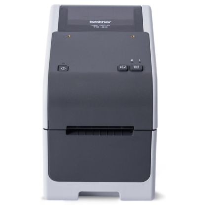 Imprimante d'étiquettes de bureau Brother TD 2320D300 2,3 pouces, 300 dpi, USB-C/Série/LAN, coupe-papier