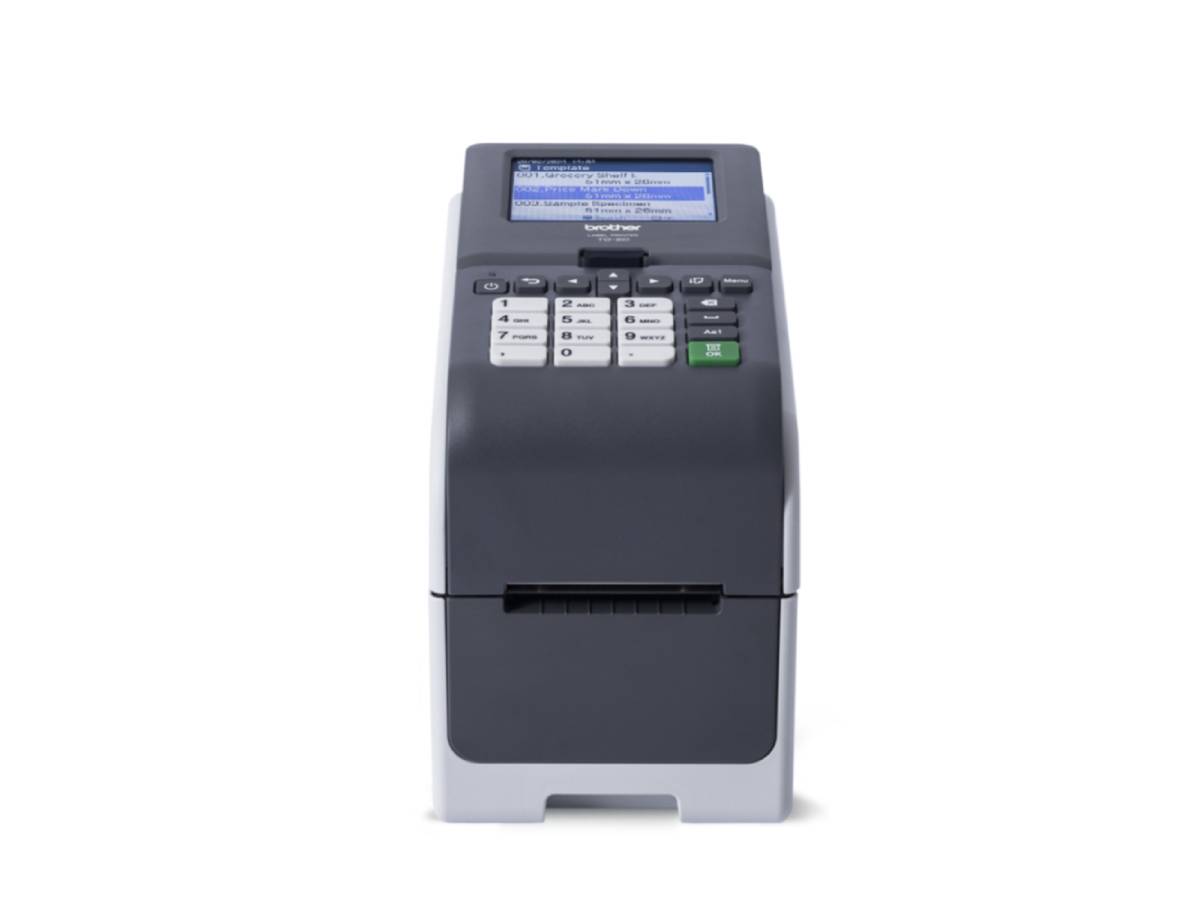 This 2.3-inch Brother TD2350DSAC203 desktop printer delivers fast, high-quality label and tag printing at 203 dpi and speeds up to 6 ips. With robust connectivity options including USB-C, Bluetooth, LAN, WLAN, and Serial, plus a 3.5-inch full-color touchscreen and built-in media cutter, it's designed for versatile integration and ease of use. Backed by a 2-year Premier Limited Warranty, it’s ideal for demanding commercial and industrial labeling environments.