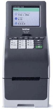 Imprimante thermique de bureau Brother TD2350DSAP300 2,3 pouces 300 dpi avec décolleur
