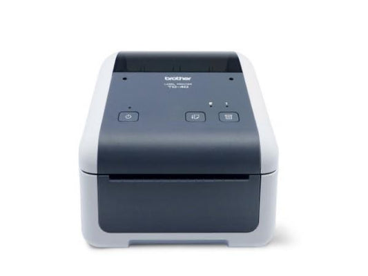 The Brother TD4210D is a fast, reliable direct thermal printer designed for desktop labeling applications. Capable of printing at up to 5 inches per second with a resolution of 203 dpi, it supports a variety of media types and is suited for high-volume environments. With both USB and RS-232C serial interfaces and compatibility with Windows and Linux, it offers seamless integration.