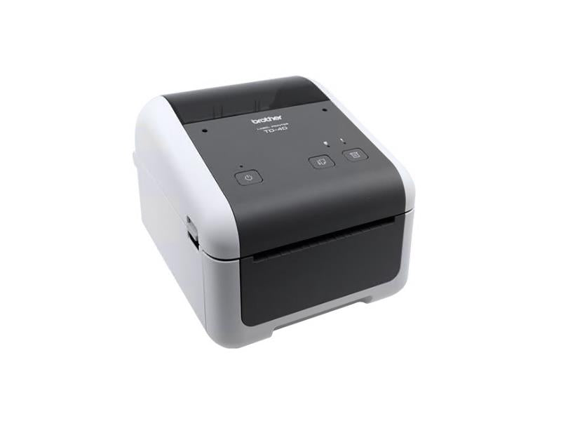 The Brother TD4210D is a fast, reliable direct thermal printer designed for desktop labeling applications. Capable of printing at up to 5 inches per second with a resolution of 203 dpi, it supports a variety of media types and is suited for high-volume environments. With both USB and RS-232C serial interfaces and compatibility with Windows and Linux, it offers seamless integration.