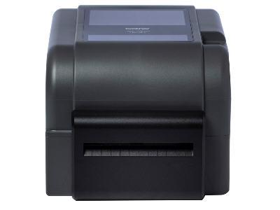 The Brother TD-4520TNC is a high-resolution 300 dpi desktop label printer designed for fast, precise printing in demanding environments. Featuring a built-in cutter and versatile connectivity options such as LAN, USB, Host-USB, and Serial, it supports multiple media types and offers up to 127 mm/sec print speed. Covered by a 2-year Premier Warranty, it ensures longevity and reliability for professional labeling applications.