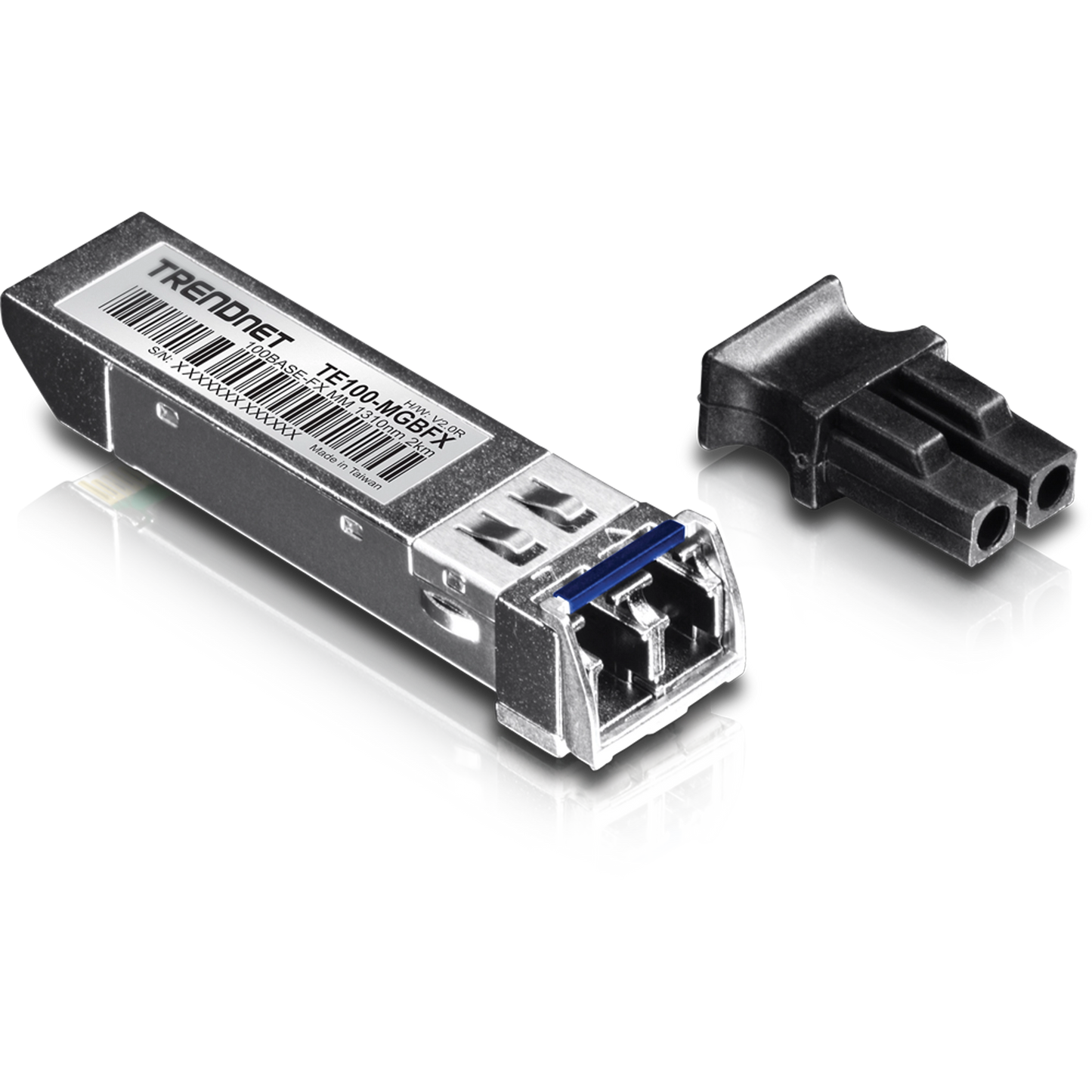 TRENDnet TE100-MGBFX Module LC multimode 100Base-FX Mini-GBIC (2KM)