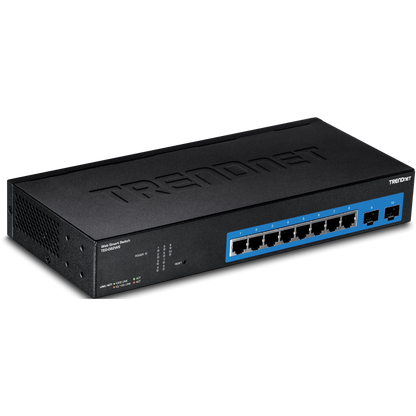 Commutateur Web intelligent Gigabit 8 ports TRENDnet TEG-082WS avec SFP et conception sans ventilateur