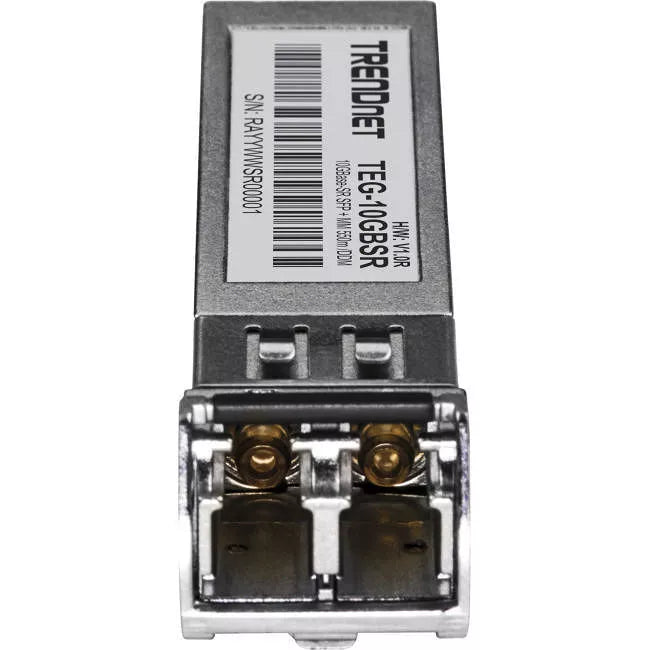 TRENDnet TEG-10GBSR 10GBASE-SR SFP+ Multimode LC Transceiver, 400M, DDM