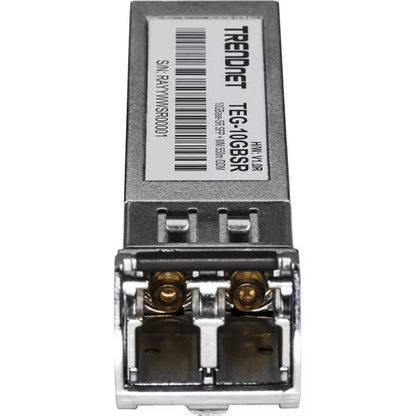 TRENDnet TEG-10GBSR 10GBASE-SR SFP+ Multimode LC Transceiver, 400M, DDM