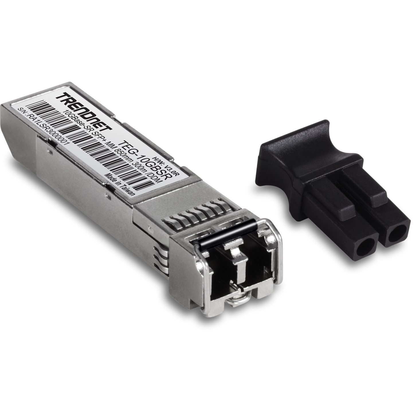 TRENDnet TEG-10GBSR 10GBASE-SR SFP+ Multimode LC Transceiver, 400M, DDM