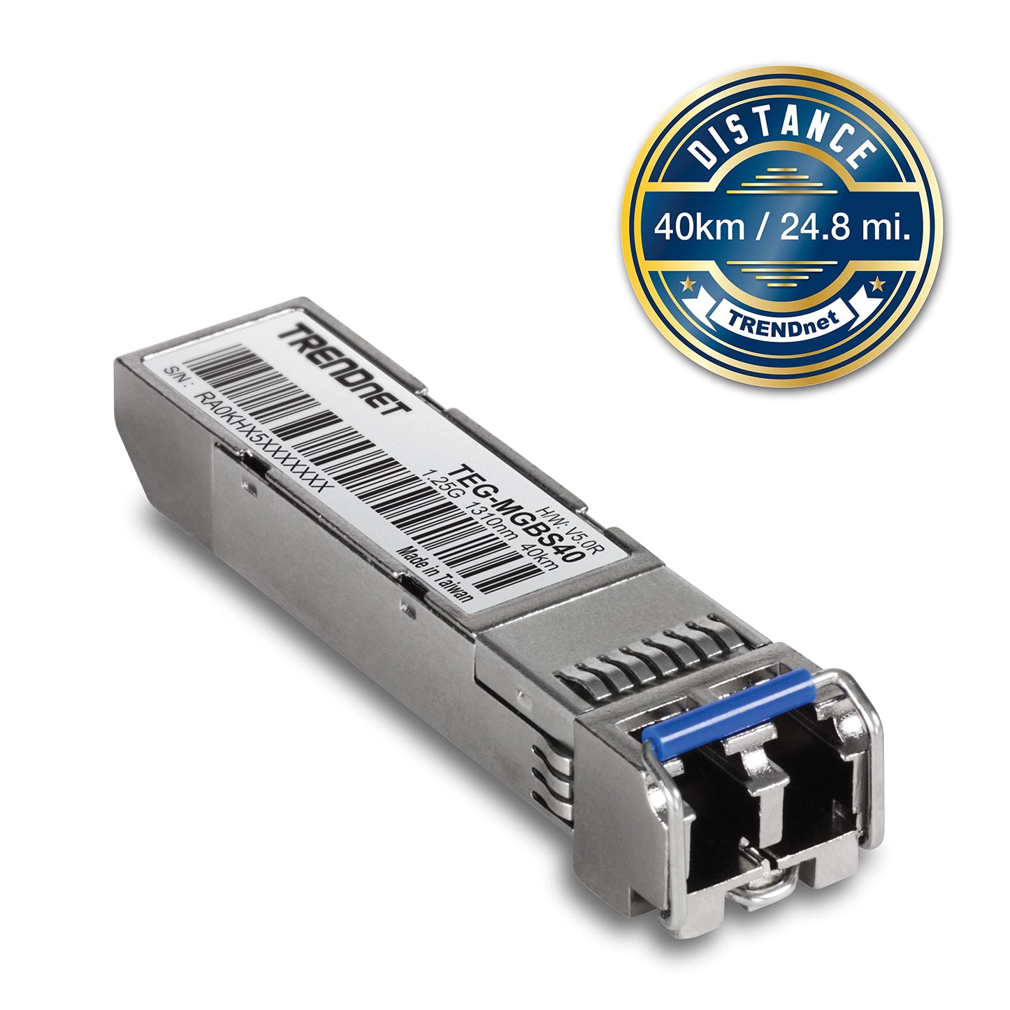 Module LX monomode SFP Mini GBIC TRENDnet TEG-MGBS40 (40 km)