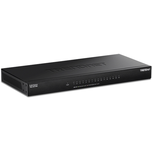 TRENDnet TEG-S3160 16-Port Unmanaged 2.5G Switch Rack-Mountable
